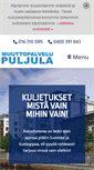Mobile Screenshot of muuttopalvelupuljula.com
